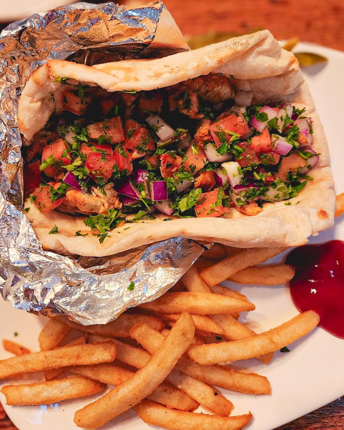 14. Chicken Kabob Sandwich